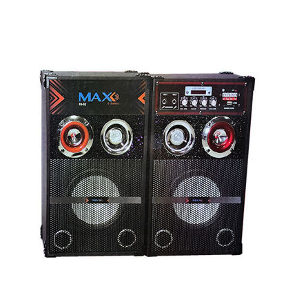Max Sub Woofer Speaker ,Black - Max E6-S2