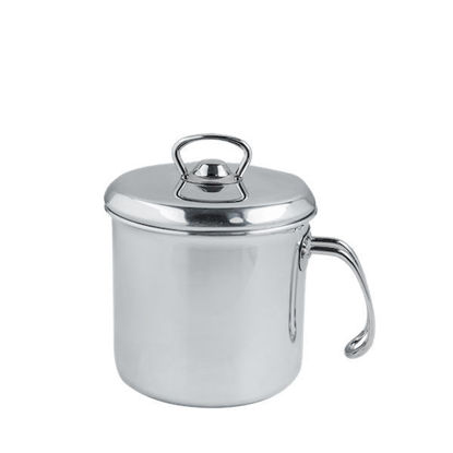 Al Ahram Aluminium  Milk Pot Size 14 with Stainless Steel Hand