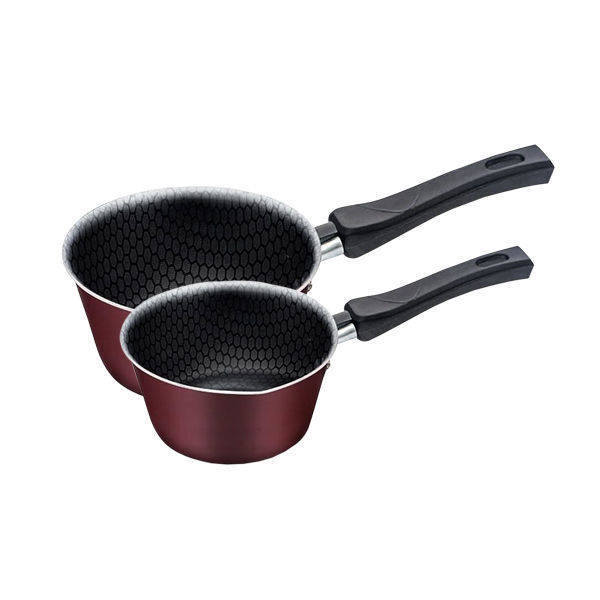 Trueval tefal Casserole Set Size (14-16)cm Dark Red