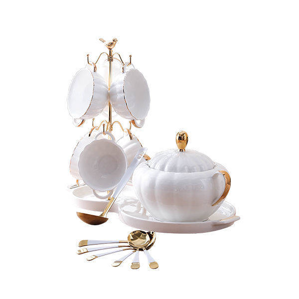 Nour Al Mostafa porcelain Soup Set 17 Pieces ROYAL White