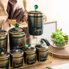 Nour Al Mostafa Spice box set 11 Pieces SUPER CLASSIC Dark Green