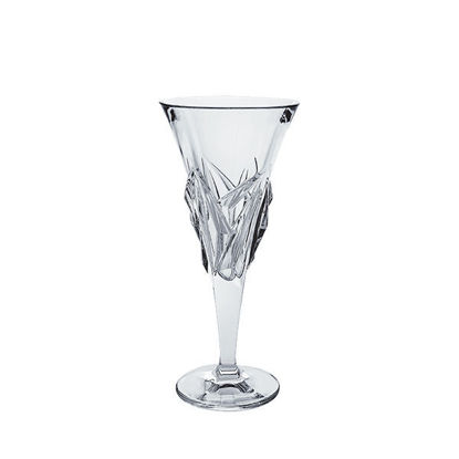 Bohemia Crystal Water Glass cups set Flute , 6 Pieces , 45