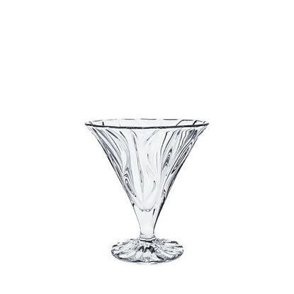 Bohemia Crystal Glass jelly set , 6 Pieces , 37-45
