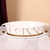 Nour Al Mostafa porcelain Oval oven tray - Elegant life White