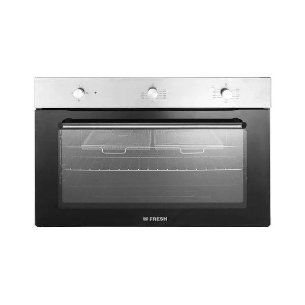 Fresh Built-in Oven, Gas / Electric, 90 cm - Silver Black - 9661