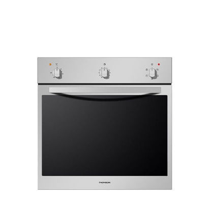 Thomson Built-in Gas Oven 60cm, Fan, Steel - TO6GGV/S