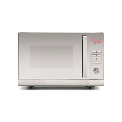 Microwave Black & Decker 30 Liter With Grill & Mirror Finish, Silver - MZ30PGSS-B5