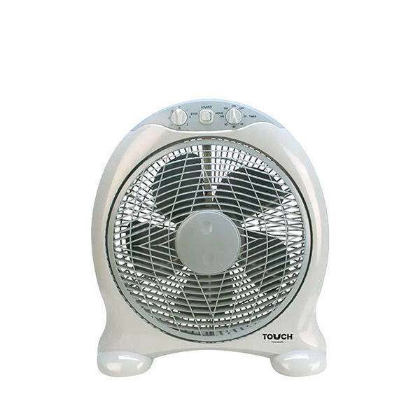 Touch EL Zenouky Box Fan, 14 Inch, White - 40202	