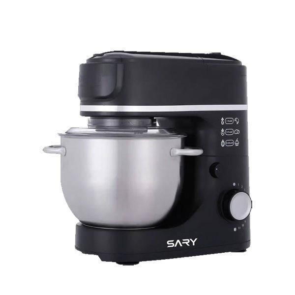 Sary Stand Mixer, 1200 Watt, 5 Liters, Black, SRT-KMBK-31009