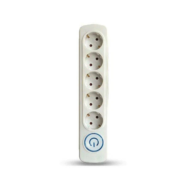 Elios Electricity joint 5 Port 5 meters White