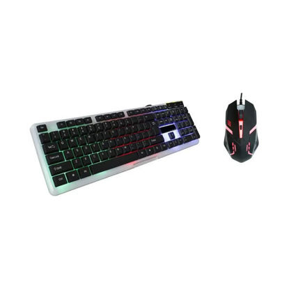 Gamma Gaming Keyboard and Mouse, Wired, Black, K-507