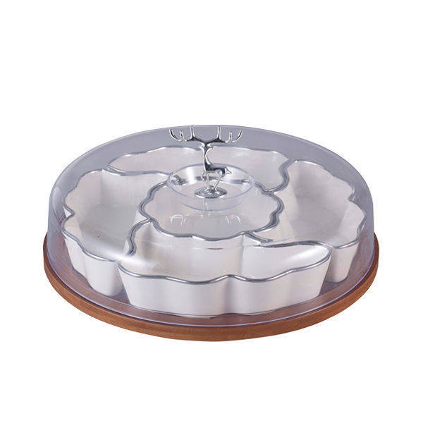 Shiyala Thessaly Circular with the lid white