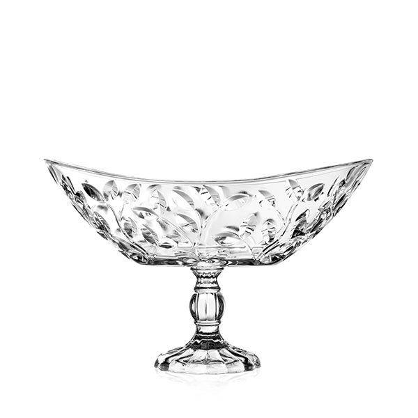 RCR Crystal Laurus fruit plate