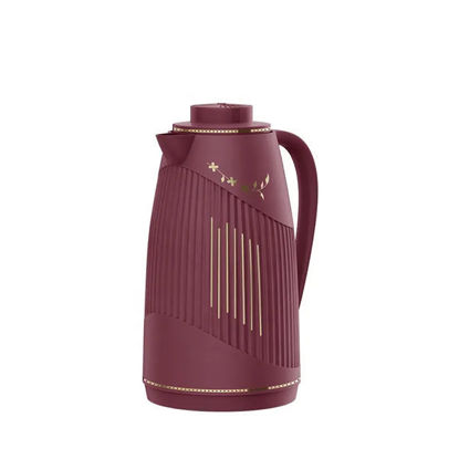 Thermos 1.0L PP material inner pink glass Lid pot body thermo jug coffee pot vacuum flask - cg-w100g