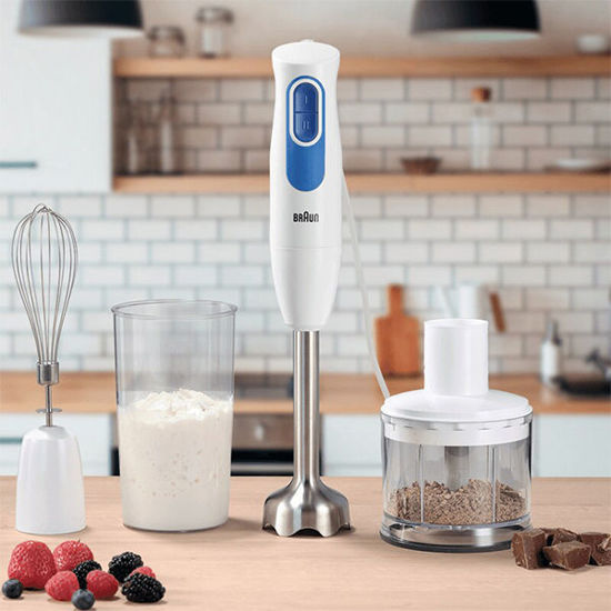 Braun MultiQuick 2 MQ20236MWH Minipimer MODELLO 2023, Frullatore a Immersione a 2 Velocità