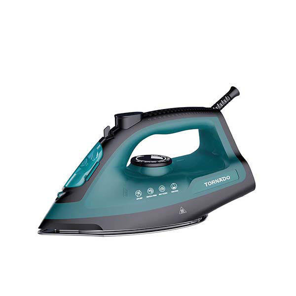 TORNADO Steam Iron 2000-2400 Watt, Ceramic Soleplate, Turquoise TST-SE2000