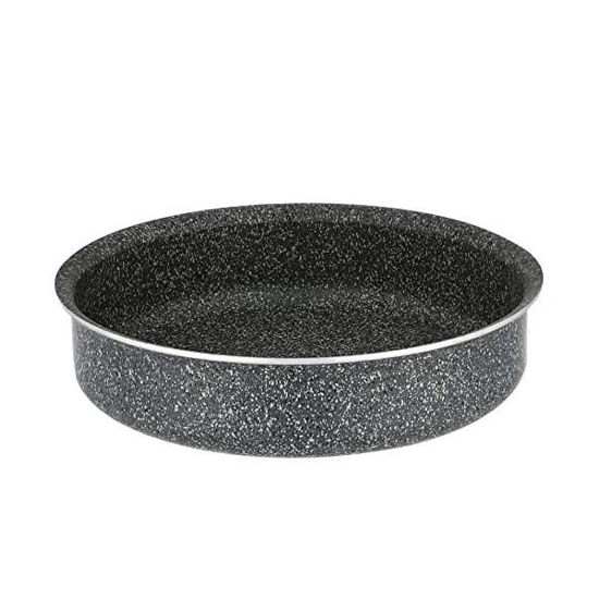 El Dahan Granite Rock Oven tray Size 26 cm Black