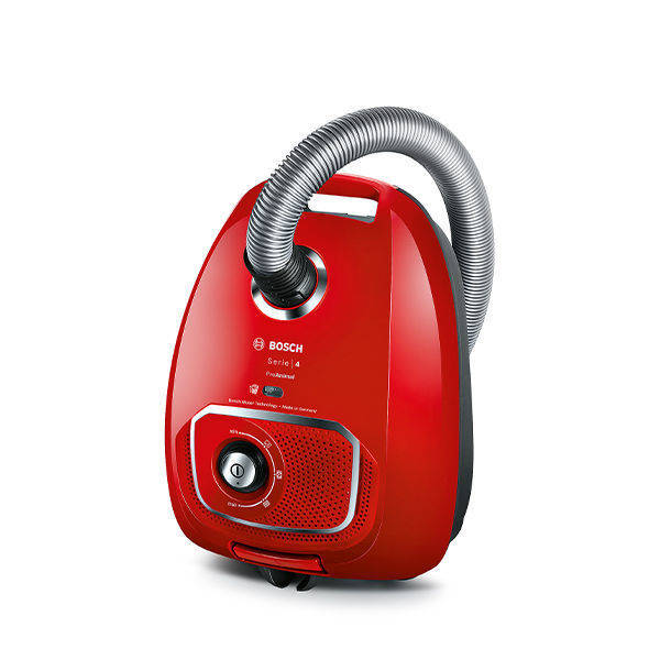 Bosch Vacuum Series 4 ProAnimal AirTurbo Plus nozzle Bagged Cleaner, 600 Watt, Red – BGBS4PET1