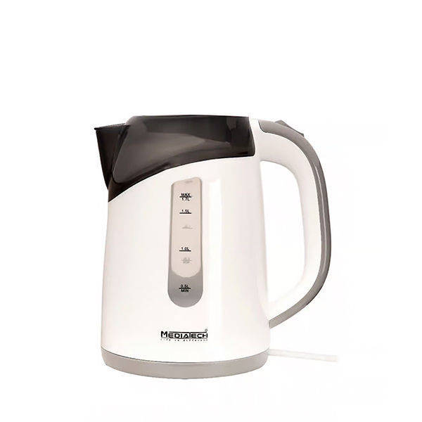 Media Tech Electric Kettle 1.7 Liter 2200 Watt White MT-K500
