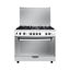Fresh Gas Cooker high cast Digital 5 Burners 90*60 Cm With fan Stainless 500017079