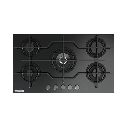 Fresh Gas Cooker Built In 90cm , 5 Burners , Glass 500009623