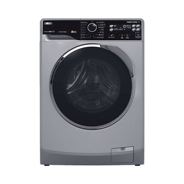 Zanussi 7kg Steammax Front Load Washing Machine 1200 Rpm - Silver ZWF7221SL7