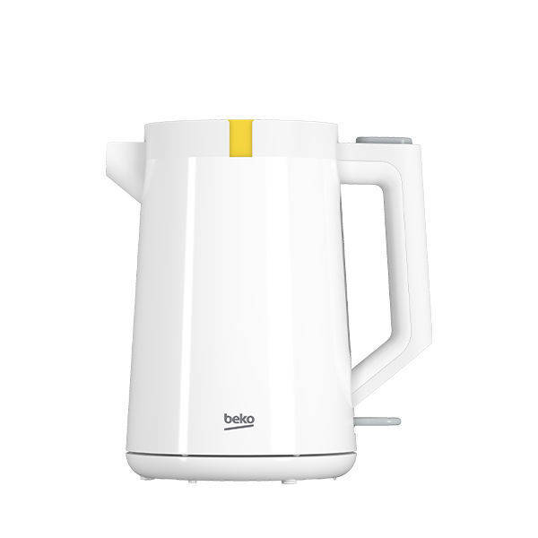 Beko Glow Electric Kettle 2200 Watt 1.7 Liters White WKM 4215 W