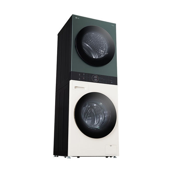 غسالة ال جي LG WashTower™ 13KG ومجفف 10 كيلو لون بيج*أخضر FWT1310GB LG WashTower™ 13KG/10 Kg Dryer Objet Collection Beige*Green FWT1310GB