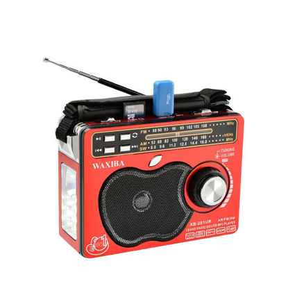 WAXIBA Flash Radio Mp3 LED Red XB-281UR