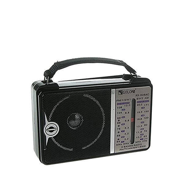 GOLON RADIO Classic works with electricity 5-bands -  RX-606