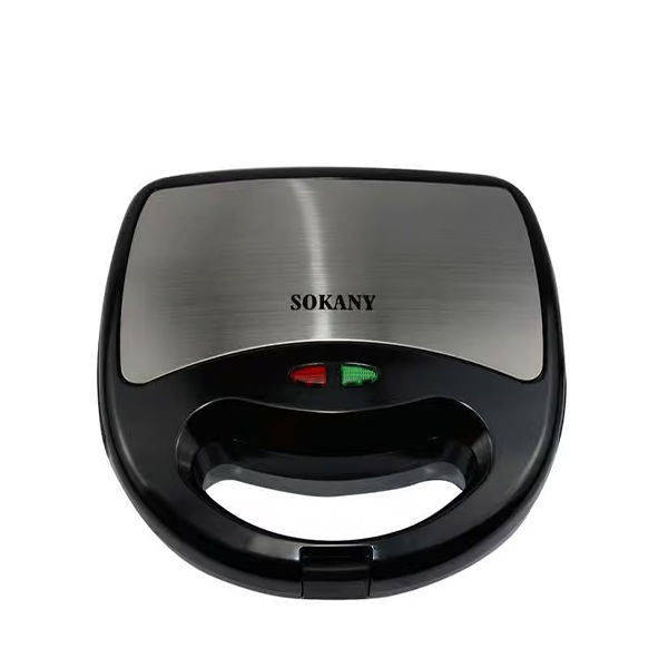 Sokany Sandwich Maker 750 Watt Black- KJ-118