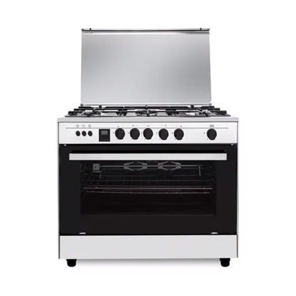 Fresh Rock Digital Gas Cooker Full Safety 5 Burners 60*90 Cm Stainless Steel With fan 500015559