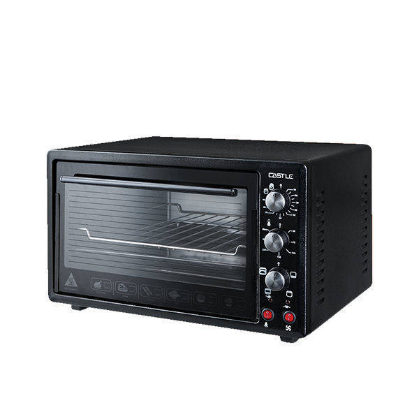 Castle Electric Oven 48 Liters 1800 Watt Black MO3048RF/B