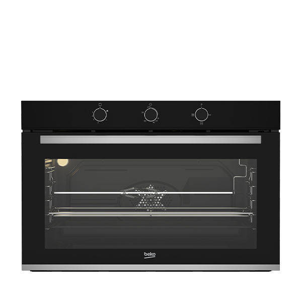 Beko Built-In Gas Oven With Fan 90 cm Black BBWHT12104BS