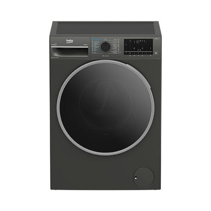 Beko Washing Machine Inverter with a Digital Screen 1400 RPM 10 kg/6kg dryer – Grey - BWD10640MCI