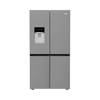 Beko Refrigerator No Frost 4 Doors 565L harvest fresh With Dispenser - Stainless Steel - GNE134626ZXH