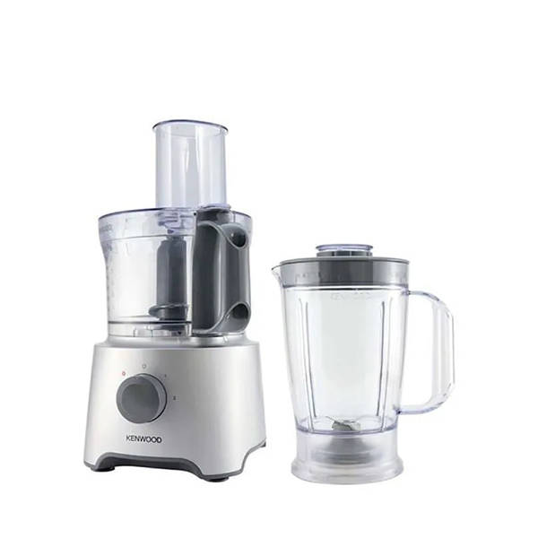 Kenwood MultiPro Compact Food Processor, 2.1 Liters, 800 Watt, Silver - FDP301SI