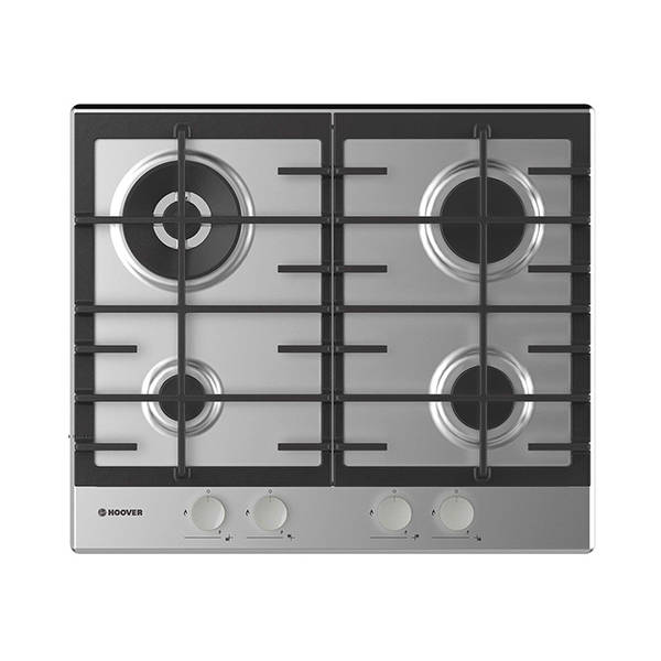 HOOVER Built-In Hob 60 x 60 cm 4 Gas Burners Stainless HHG6BR4MX