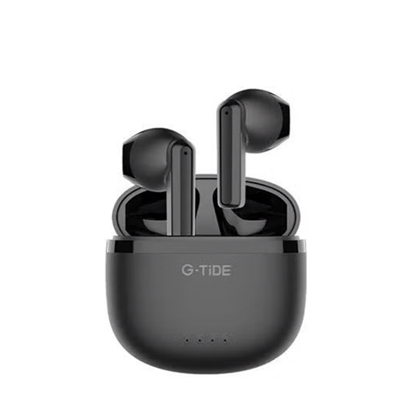 Gtide L1 Half In-Ear Wireless bluetooth Headphones with Dual mic and noise cancellation - Black