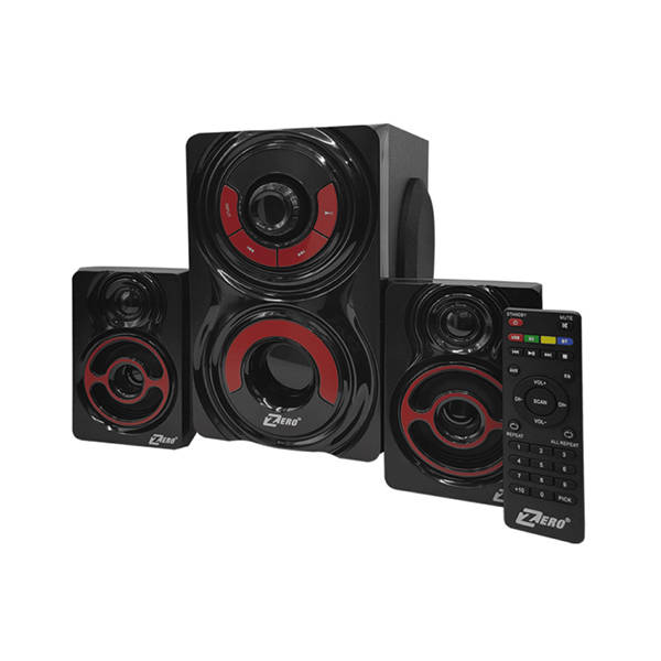 ZR3030 مضخم صوت 2 سماعة زيرو فتحة فلاشة بلوتوث بالريموت كنترول