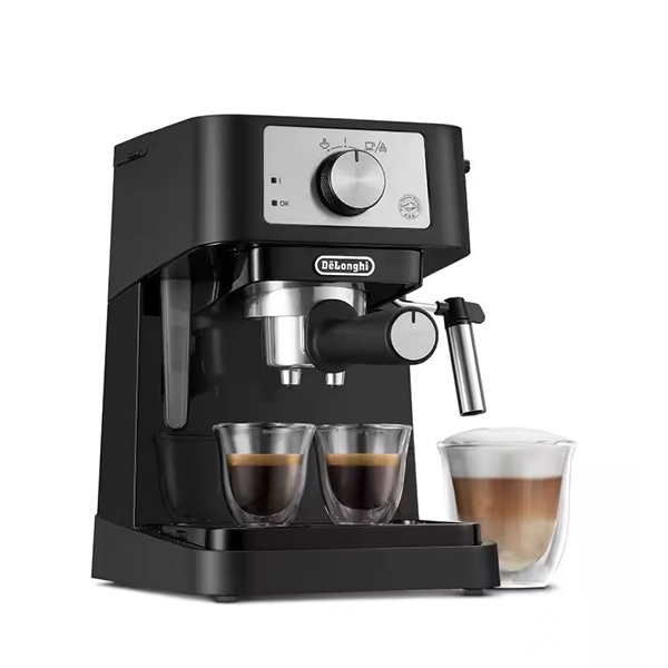 Delonghi Stilosa Manual Espresso Maker 1100 Watt Black - EC260.BK