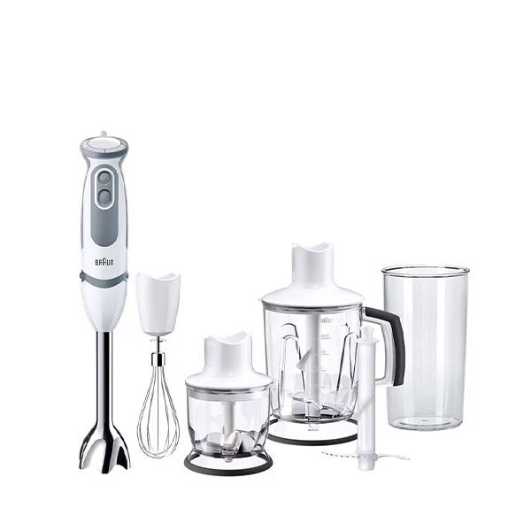 Braun MultiQuick 5 Vario Hand Blender With Attachments 1000 Watt, White - MQ 5245 WH