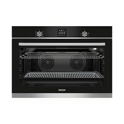 Ocean Built-in Gas Oven with Grill, 90 cm Black OGVOF 94 N RC TC SV