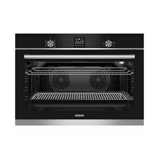 Ocean Built-in Gas Oven with Grill, 90 cm Black OGVOF 94 N RC TC SV