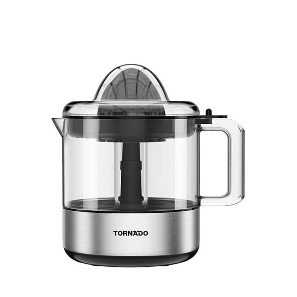 TORNADO Citrus Juicer 30 Watt, 0.8 Liter, Black x Silver CJ-30T