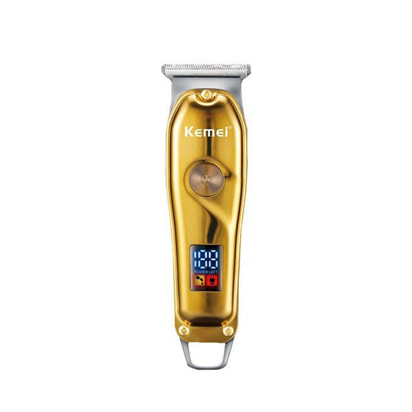 Kemei Rechargeable Hair Clipper Digital Gold Km-427