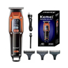 Kemei Rechargable Hair Clipper Black and Orange KM-658
