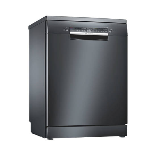 Dishwasher Bosch Freestanding 13 Set 60 cm Digital 6 Programs Black Model SMS4IKC62T