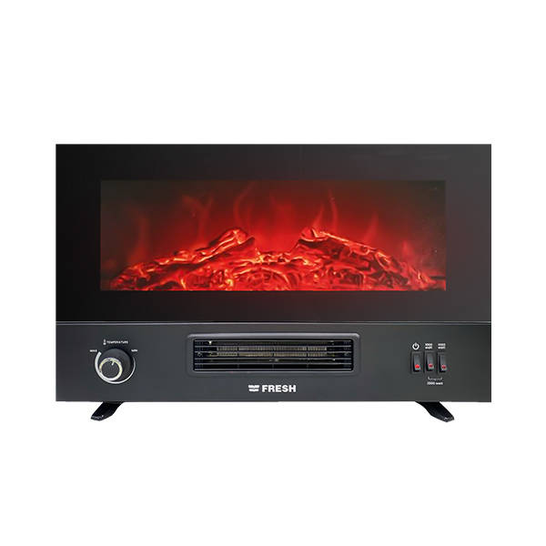 Fresh Fire TV Heater 2000 Watt Black