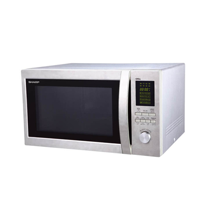 Sharp Microwave with Grill, 43 Liters, Silver R-78BT(ST)